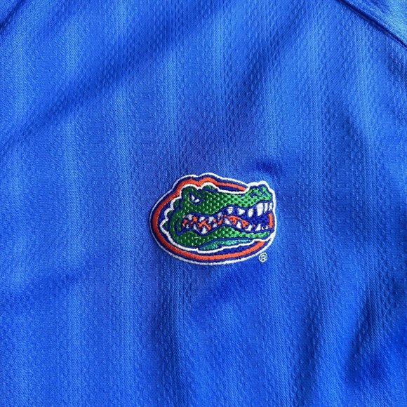 Nike Florida Gators Polo Shirt Mens Size Large Blue Golf Casual Active - Picture 5 of 11